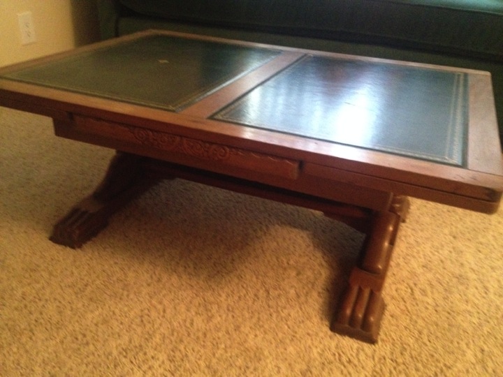 Leather Top Table InstAppraisal